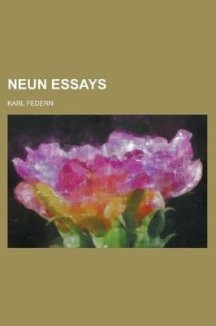 Cover of Neun Essays