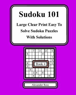 Book cover for Sudoku 101 Book 4