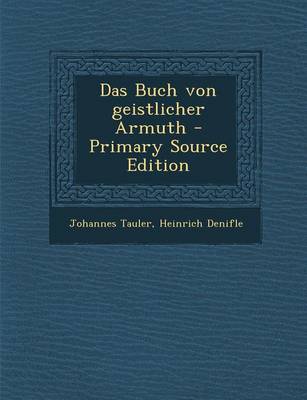 Book cover for Das Buch Von Geistlicher Armuth