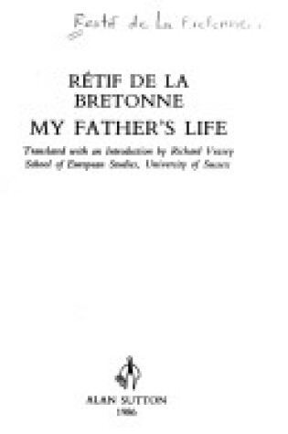 Cover of My Father's Life