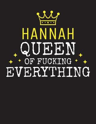 Book cover for HANNAH - Queen Of Fucking Everything