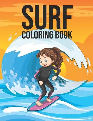 Book cover for Surf Coloring Book