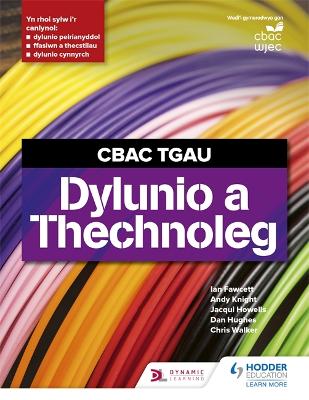 Book cover for CBAC TGAU Dylunio a Thechnoleg (WJEC GCSE Design and Technology Welsh Language Edition)