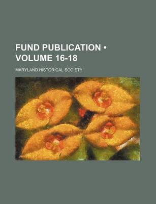 Book cover for Fund Publication (Volume 16-18)