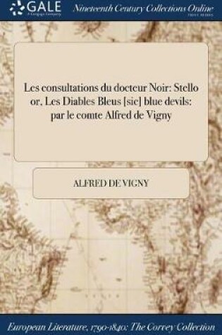 Cover of Les Consultations Du Docteur Noir