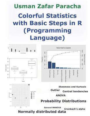 Book cover for Colorful Statistics with Basic Steps in R (Programming Language)