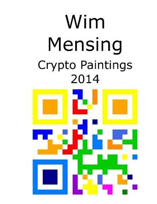 Book cover for Wim Mensing Crypto Paintings 2014