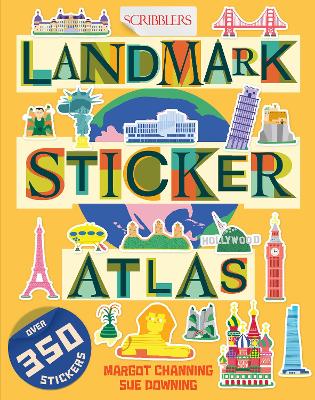 Book cover for Scribblers Landmark Sticker Atlas