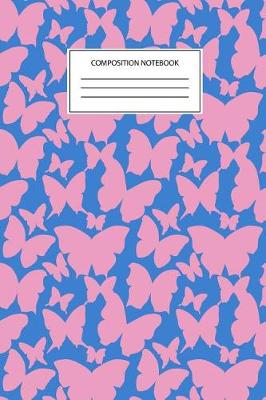 Book cover for Pink Butterfly Notebook