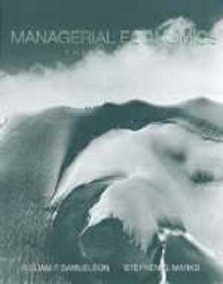 Book cover for Managerial Economics