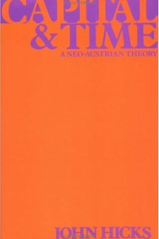 Cover of Capital and Time