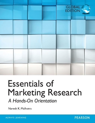 Book cover for Essentials of Marketing Research, Global Edition