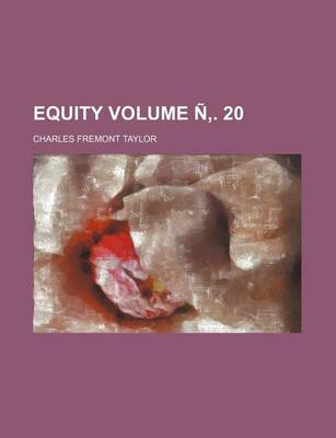 Book cover for Equity Volume N . 20