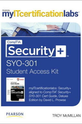 Cover of CompTIA Security+ (SYO-301) MyITCertificationlab -- Access Card