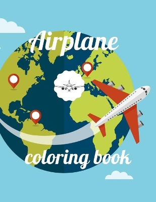 Book cover for Airplane coloring book