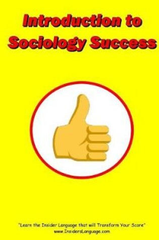 Cover of Introduction to Sociology Success