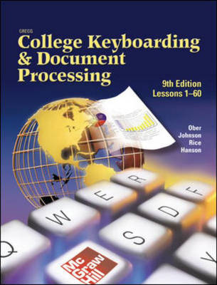 Book cover for Gregg College Keyboarding and Document Processing (GDP), Lessons 1-60, Home Version, Kit 1, Word 2002