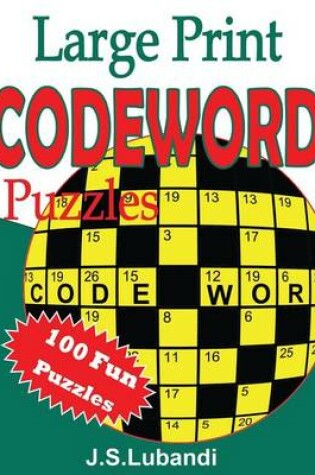 Cover of Large Print Codeword Puzzles