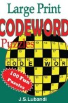 Book cover for Large Print Codeword Puzzles