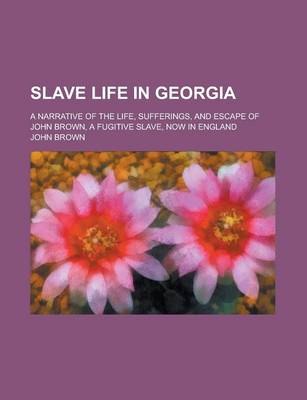 Book cover for Slave Life in Georgia; A Narrative of the Life, Sufferings, and Escape of John Brown, a Fugitive Slave, Now in England