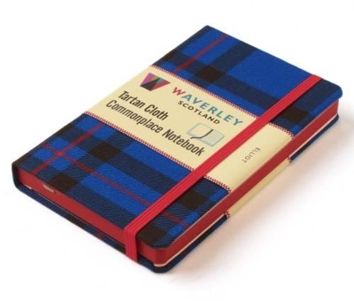 Book cover for Elliot Waverley Tartan Cloth Commonplace  Large 21 x 13cm Notebook