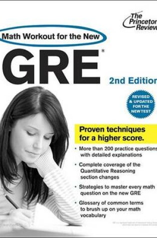 Cover of The Princeton Review: Math Workout for the New GRE