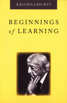 Book cover for The Beginnings of Learning