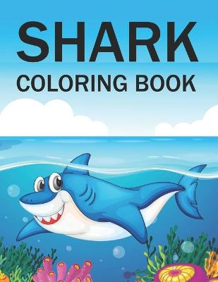 Book cover for Shark Coloring Book