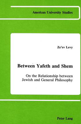 Book cover for Between Yafeth and Shem