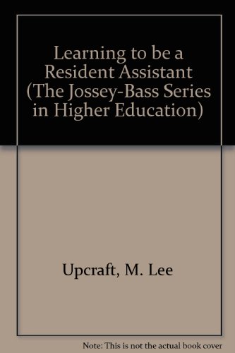 Book cover for Learning to be a Resident Assistant