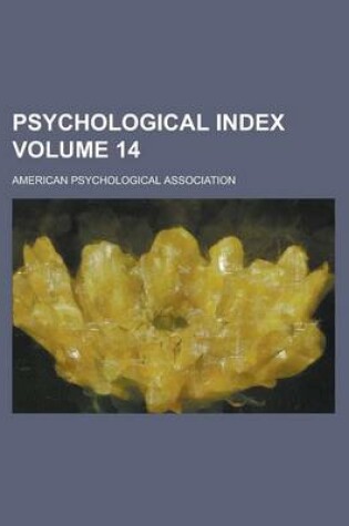 Cover of Psychological Index Volume 14