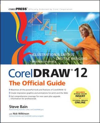 Book cover for CorelDRAW 12: The Official Guide