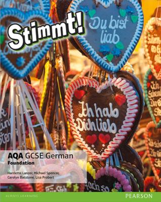 Cover of Stimmt! AQA GCSE German Foundation Student Book