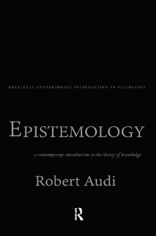 Cover of Epistemology