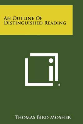 Book cover for An Outline of Distinguished Reading