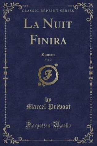 Cover of La Nuit Finira, Vol. 2