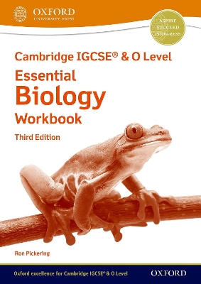 Cover of Cambridge IGCSE® & O Level Essential Biology: Workbook Third Edition