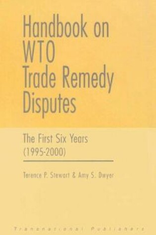 Cover of Handbook on WTO Trade Remedy Disputes