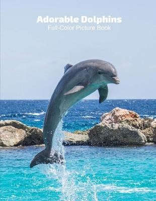 Book cover for Adorable Dolphin Full-Color Picture Book