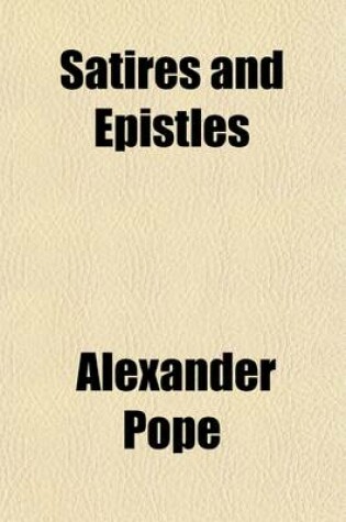 Cover of Satires and Epistles