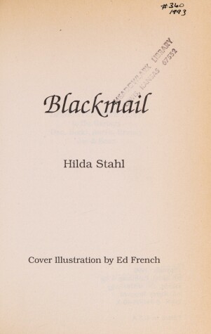 Book cover for Blackmail