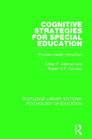 Cover of Cognitive Strategies for Special Education