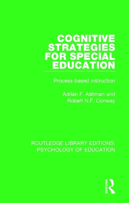 Cover of Cognitive Strategies for Special Education