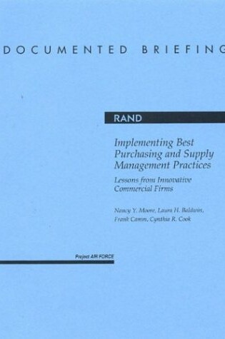 Cover of Implementing Best Purchasing and Supply Management Practices