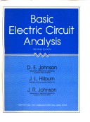 Book cover for Basic Electric Circuit Analysis