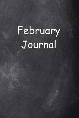 Cover of February Journal Chalkboard Design