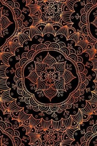 Cover of Journal Notebook Flower Mandala Pattern 4