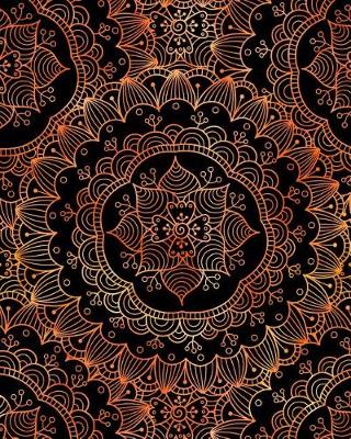 Book cover for Journal Notebook Flower Mandala Pattern 4