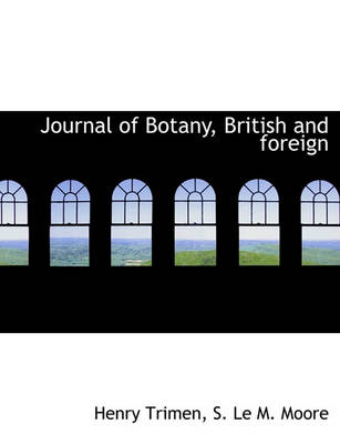 Book cover for Journal of Botany, British and Foreign