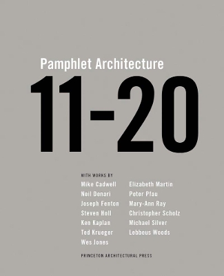 Book cover for Pamphlet Architecture 11 20